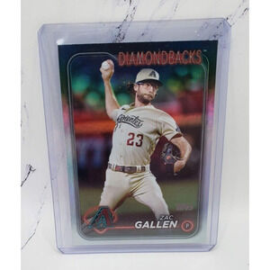 2024 Topps Series One Zac Gallen 110 Rainbow Foil Parallel Arizona Diamondbacks
